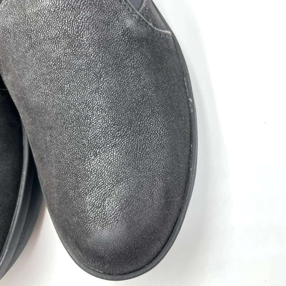 Clarks Womens Size‎ 11 Step Rose Moon Black Comfort Wedges Loafers Shoes New